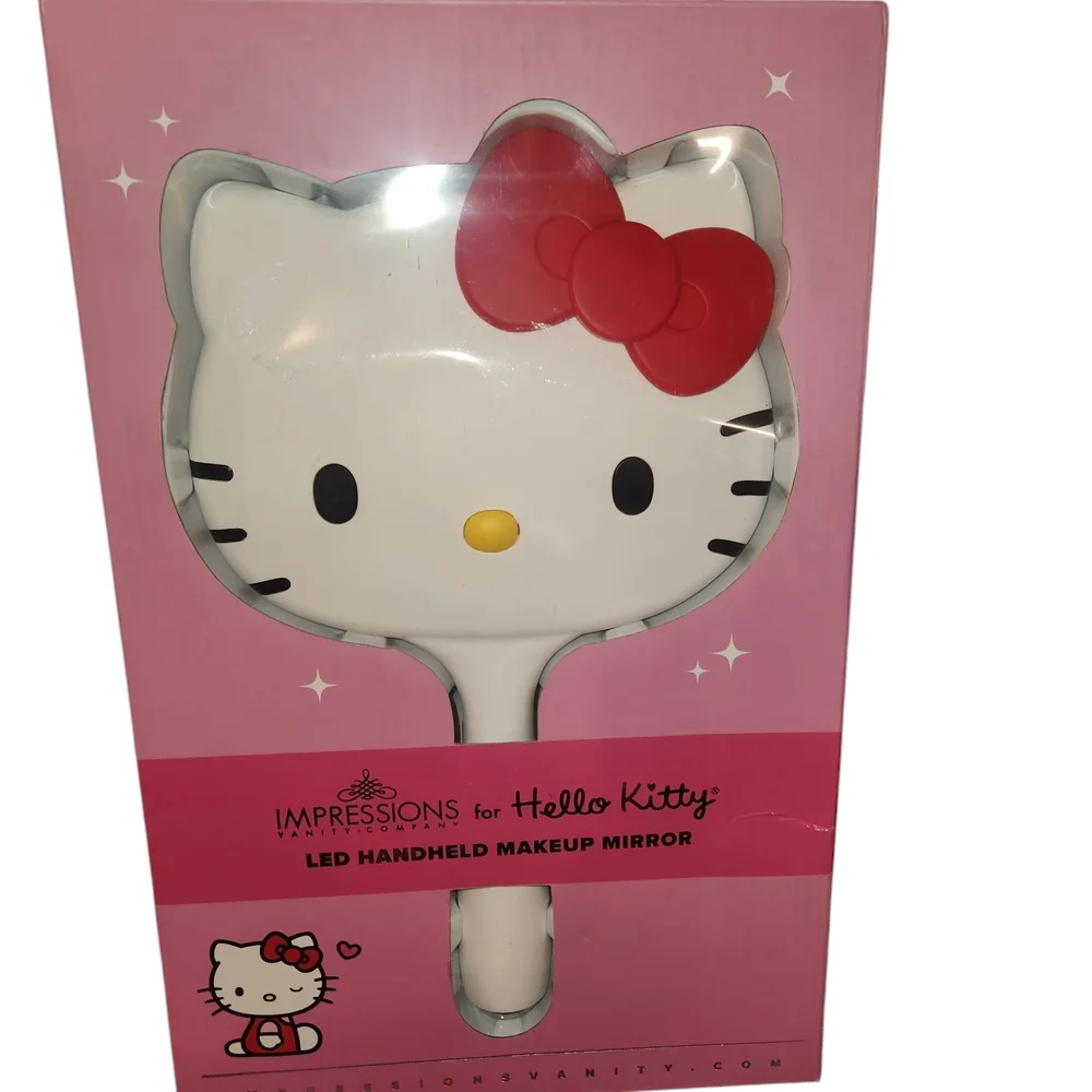 Hello Kitty × Impressions Vanity LED Handheld Makeup Mirror